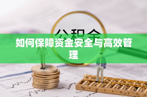 夹江如何保障资金安全与高效管理