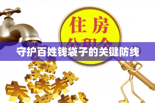 夹江守护百姓钱袋子的关键防线