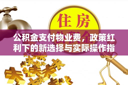 夹江公积金支付物业费，政策红利下的新选择与实际操作指南