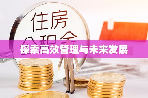 夹江探索高效管理与未来发展