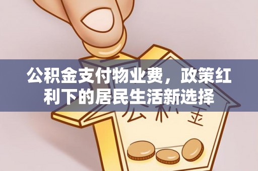 夹江公积金支付物业费，政策红利下的居民生活新选择