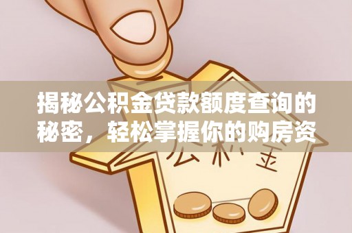 夹江揭秘公积金贷款额度查询的秘密，轻松掌握你的购房资金