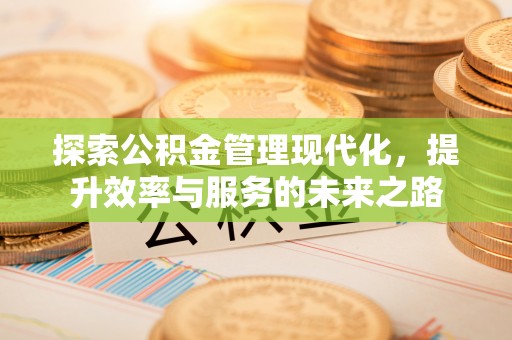 夹江探索公积金管理现代化，提升效率与服务的未来之路